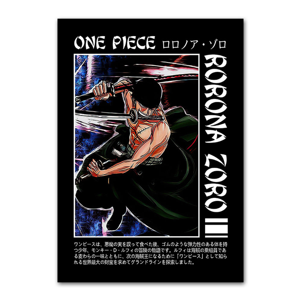 One Piece poster Wanted Order One Piece Bounty Order Luffy Chopper Anime Canvas Painting