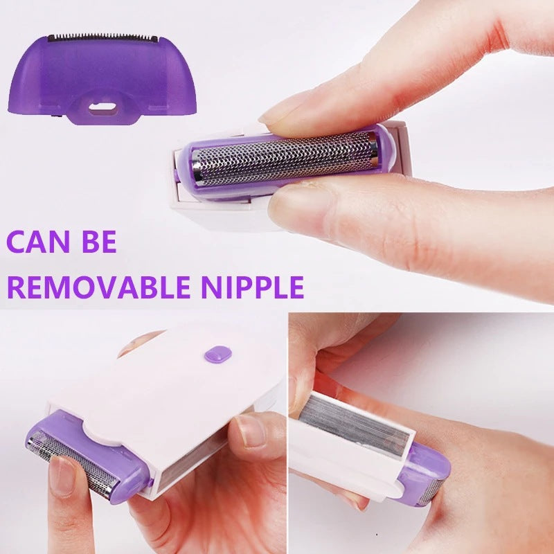 Cross-border new epilator Blu-ray shaver induction shaver lady shaver induction automatic hair removal instrument