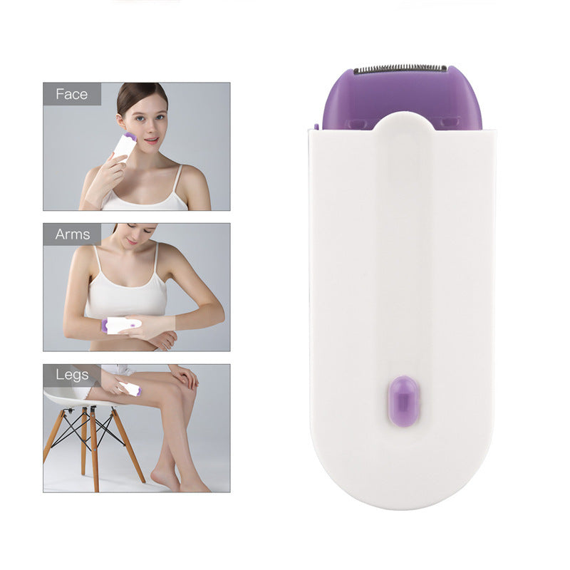 Cross-border new epilator Blu-ray shaver induction shaver lady shaver induction automatic hair removal instrument