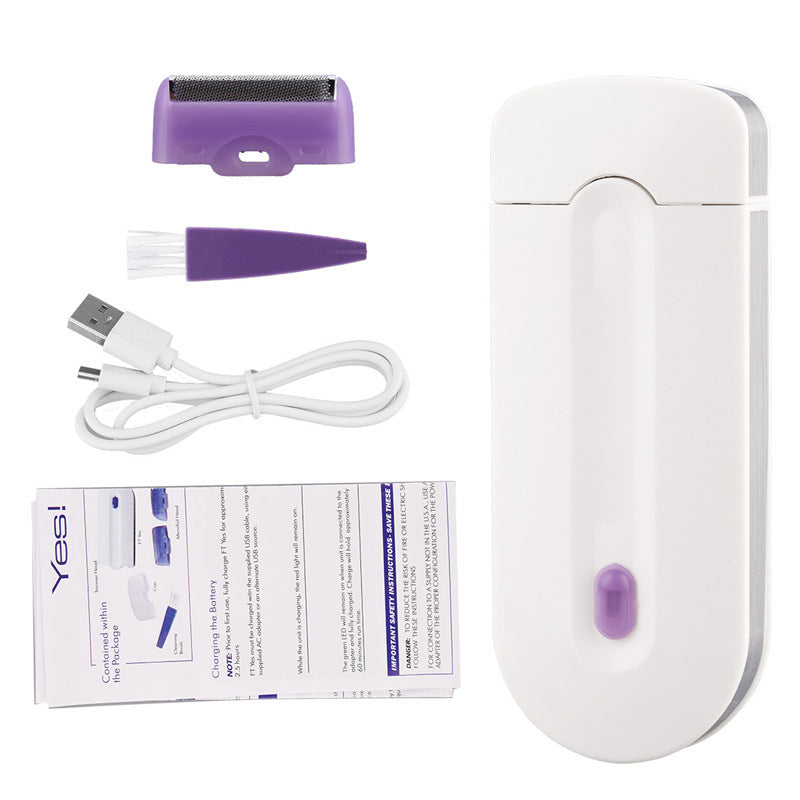 Cross-border new epilator Blu-ray shaver induction shaver lady shaver induction automatic hair removal instrument