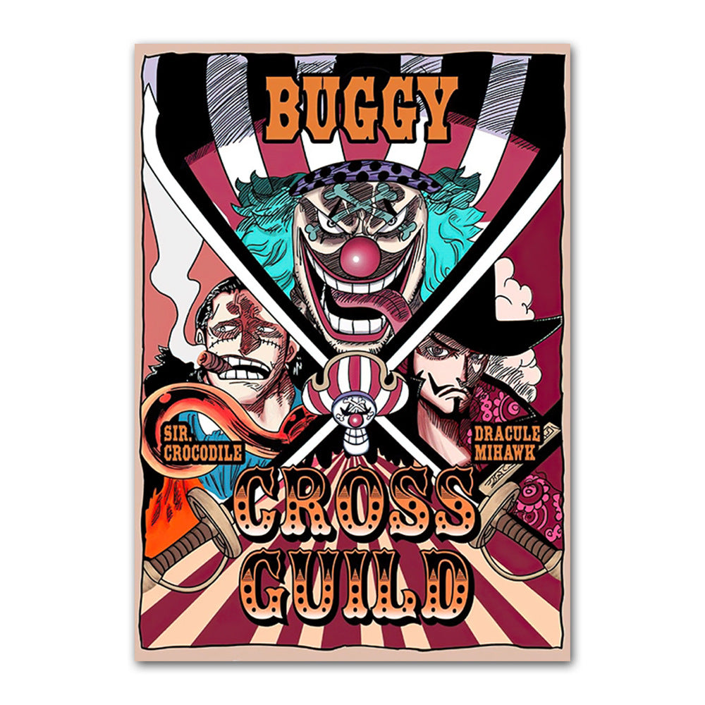 One Piece poster Wanted Order One Piece Bounty Order Luffy Chopper Anime Canvas Painting