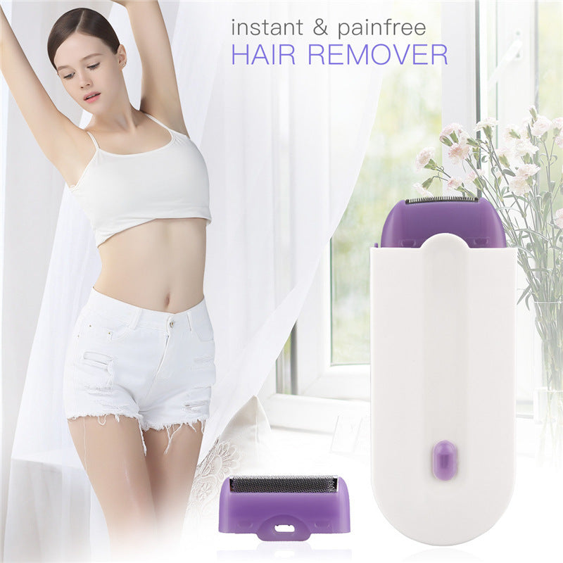 Cross-border new epilator Blu-ray shaver induction shaver lady shaver induction automatic hair removal instrument